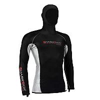 SHARKSKIN CHILLPROOF TOP LONG SLEEVES WITH HOOD MEN | XS