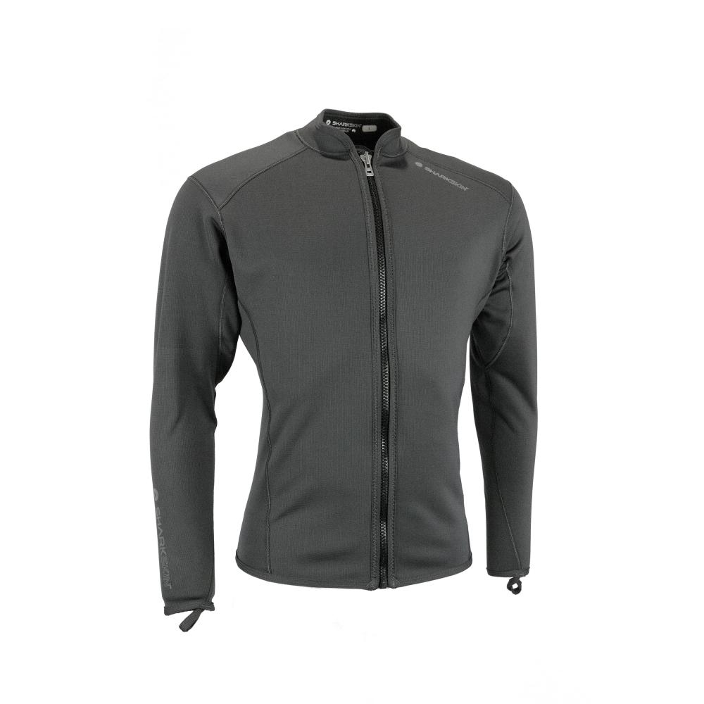 SHARKSKIN TITANIUM CHILLPROOF LONG SLEEVES WITH FRONT ZIP MEN | XS