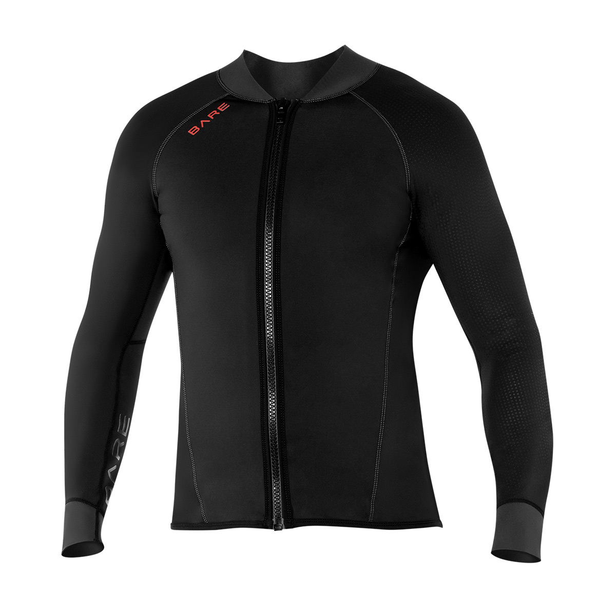 EXOWEAR FRONT ZIP JACKET | BLACK | S